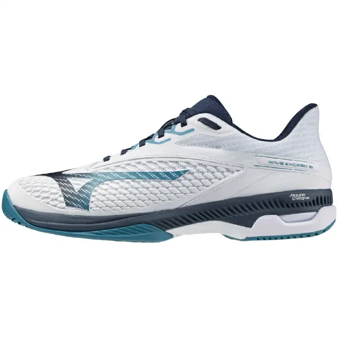 Теннисные кроссовки «Wave Exceed 6 Wide AC» от Mizuno, Wh/Nv
