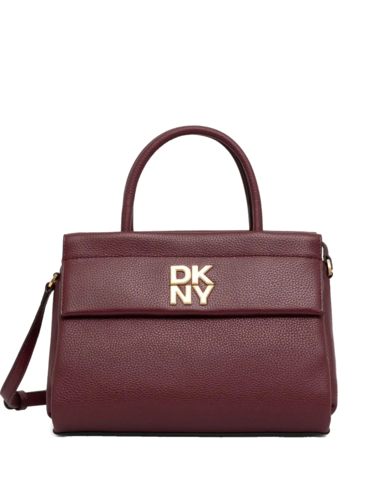 

Сумка-шоппер с аппликацией логотипа DKNY, красный