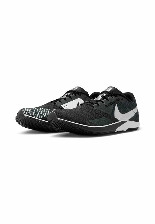 Кроссовки zoom rival waffle 6 для шоссейных и кроссовых забегов по пересеченной местности. Nike Performance, Black/Dark Smoke Grey/White Metallic Silver — фото 2