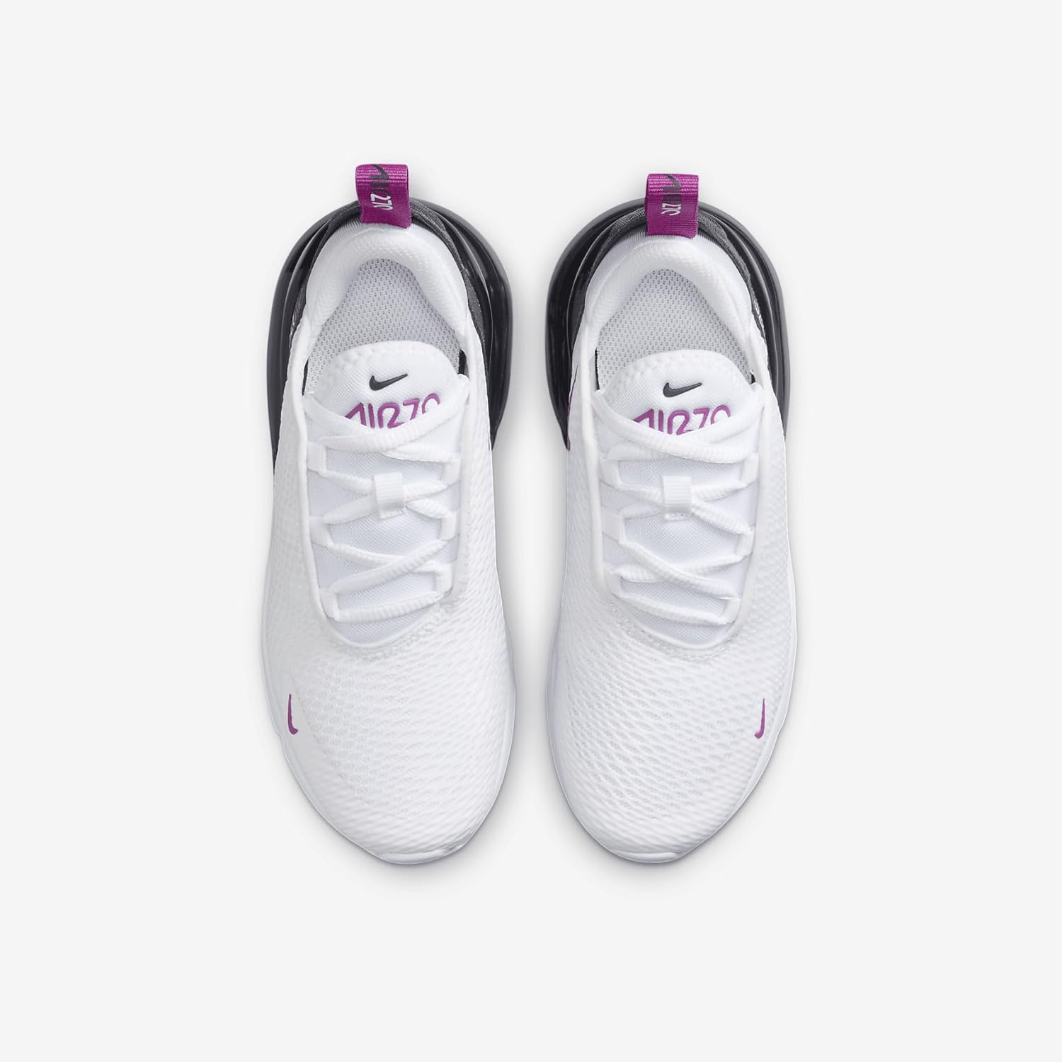 Кроссовки Nike Air Max 270 для детей, белый/фиолетовый — фото 4