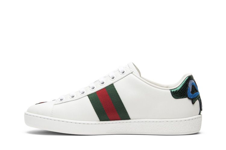 Кроссовки Gucci Gucci Wmns Ace Embroidered 'Floral', белый — фото 4