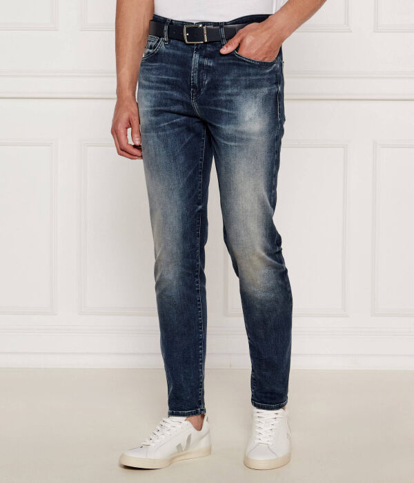 

Джинсы оникс бо Slim fit Boss Orange, синий