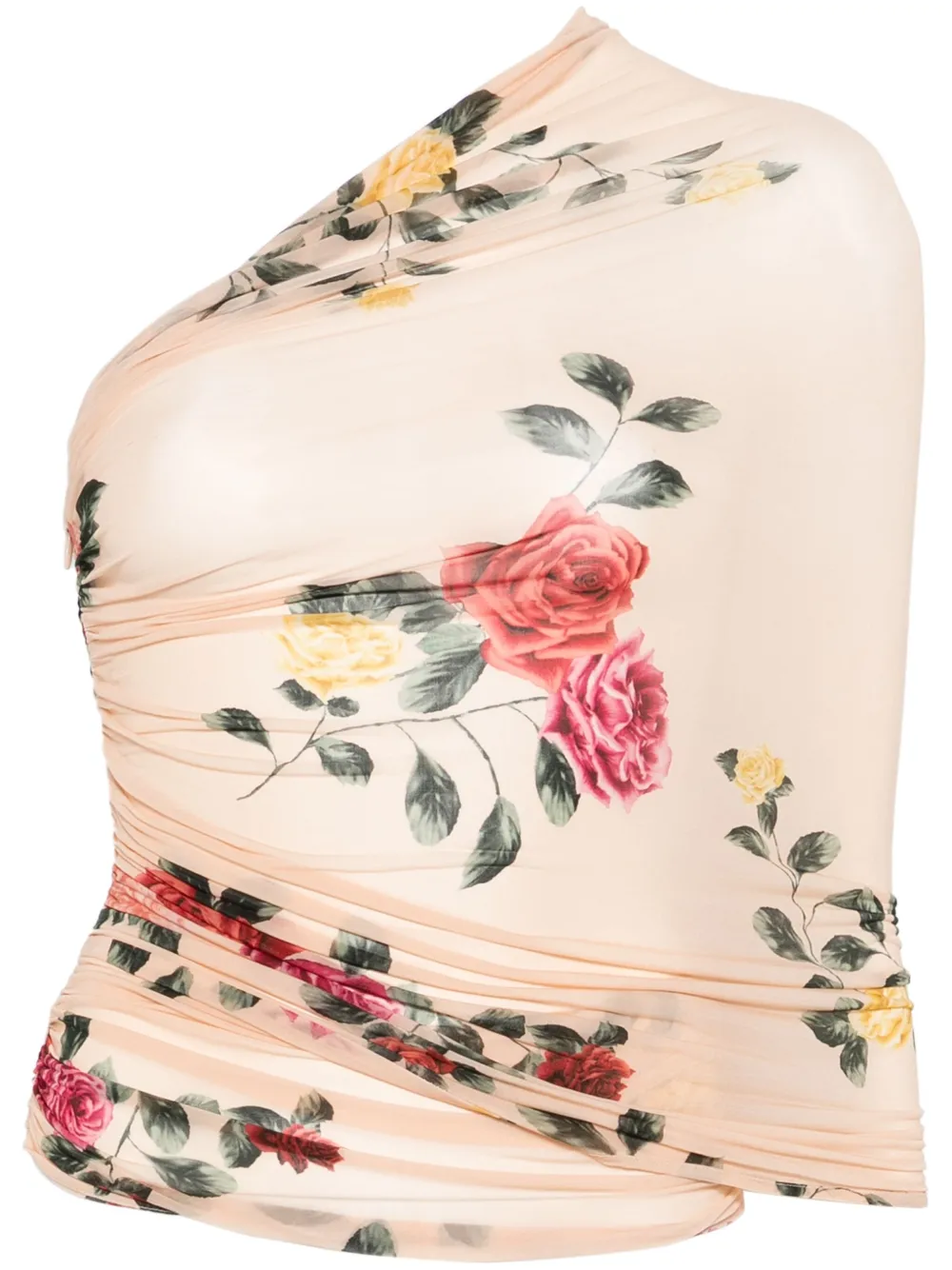 

Блузка на одно плечо Magda Butrym, нейтральный