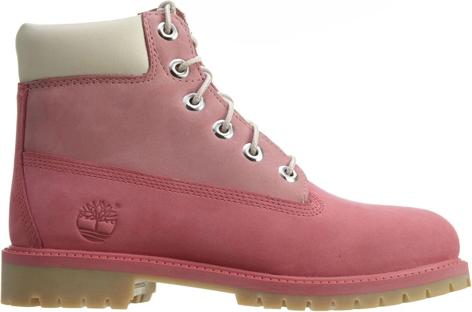 Детские классические ботинки Timberland высотой 6 дюймов, Pink — фото 2