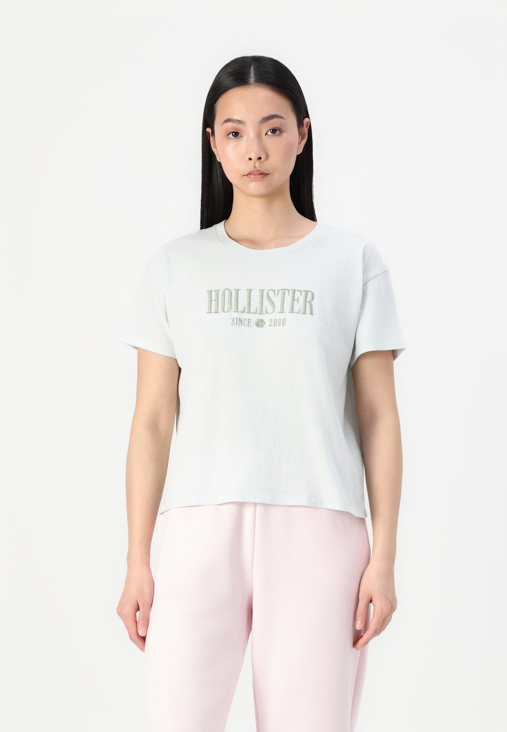 

Футболка с принтом TECH LOGO Hollister Co., синий