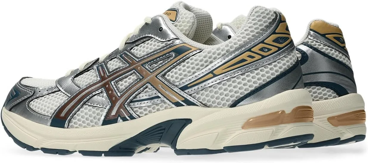 Мужские кроссовки ASICS Gel-1130, красный/кремовый — фото 2