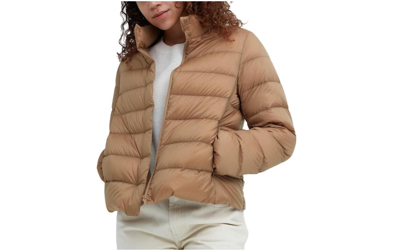 

Пуховик женский хаки-32 Uniqlo