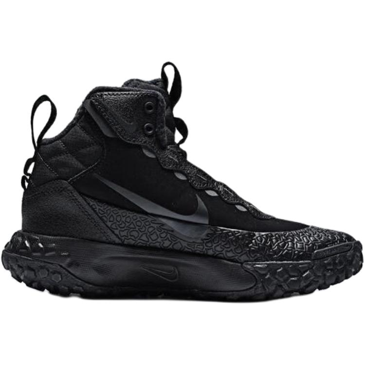 Nike Терраскаут высокие детские повседневные кроссовки black unisex — фото 2