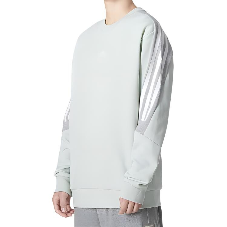 Толстовка мужская светло-зеленая Adidas, светло-зеленый — фото 4