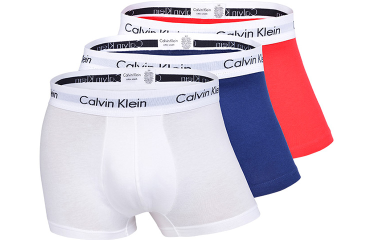 

Мужские трусы CALVIN KLEIN, 3 пары, 2 Pack (3 Pack White Blue Red)
