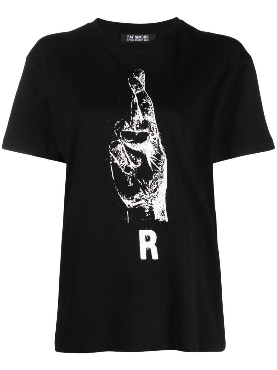 

Raf Simons футболка с графичным принтом, черный
