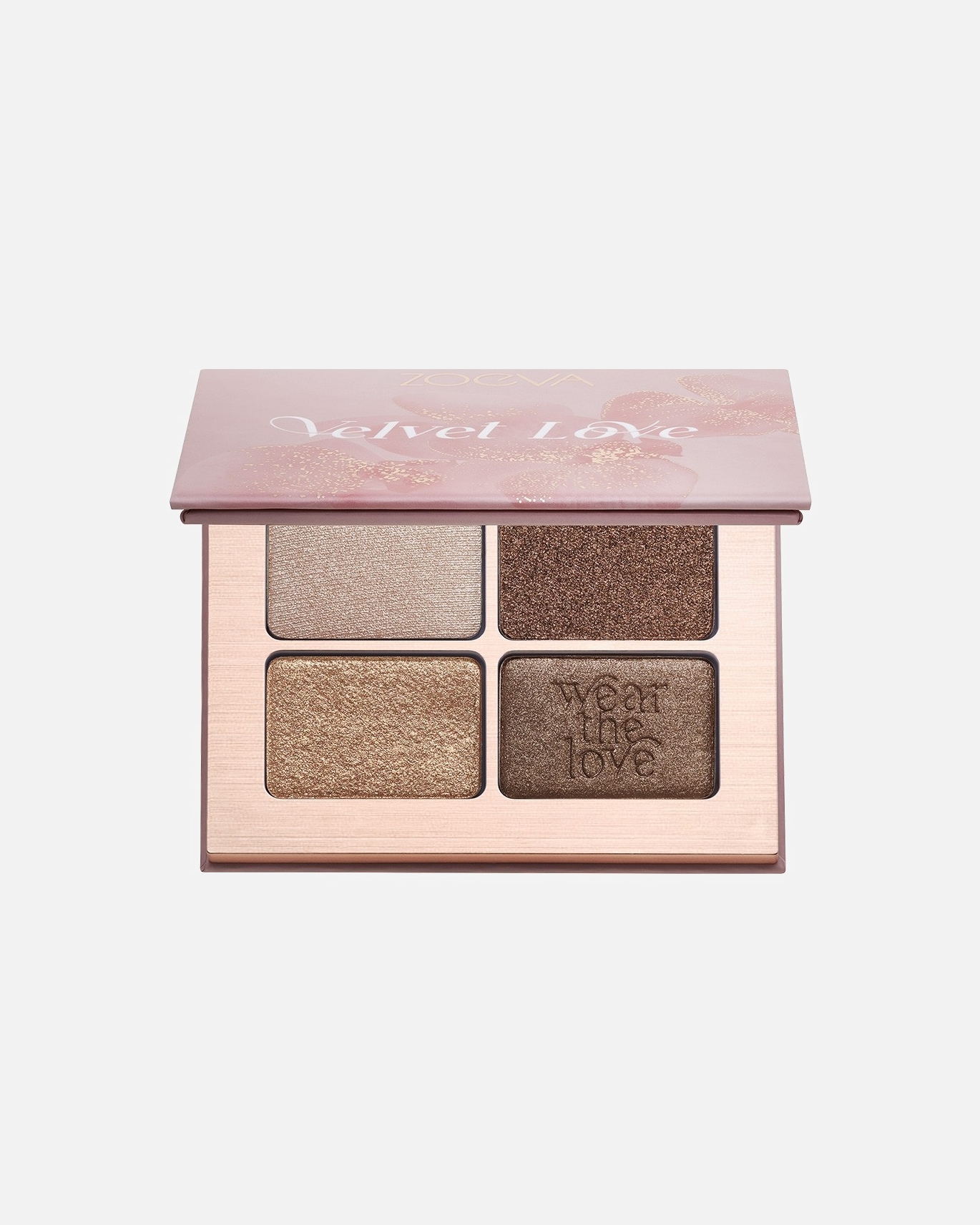 

Тени для глаз, палетка Zoeva, bronze espresso eyes, 6 гр