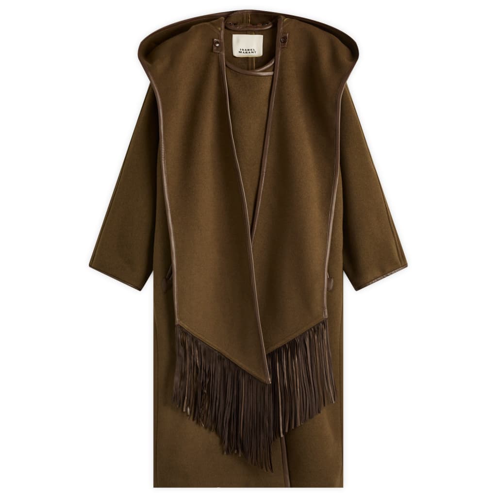 

Шерстяное пальто макси Isabel Marant, цвет bronze