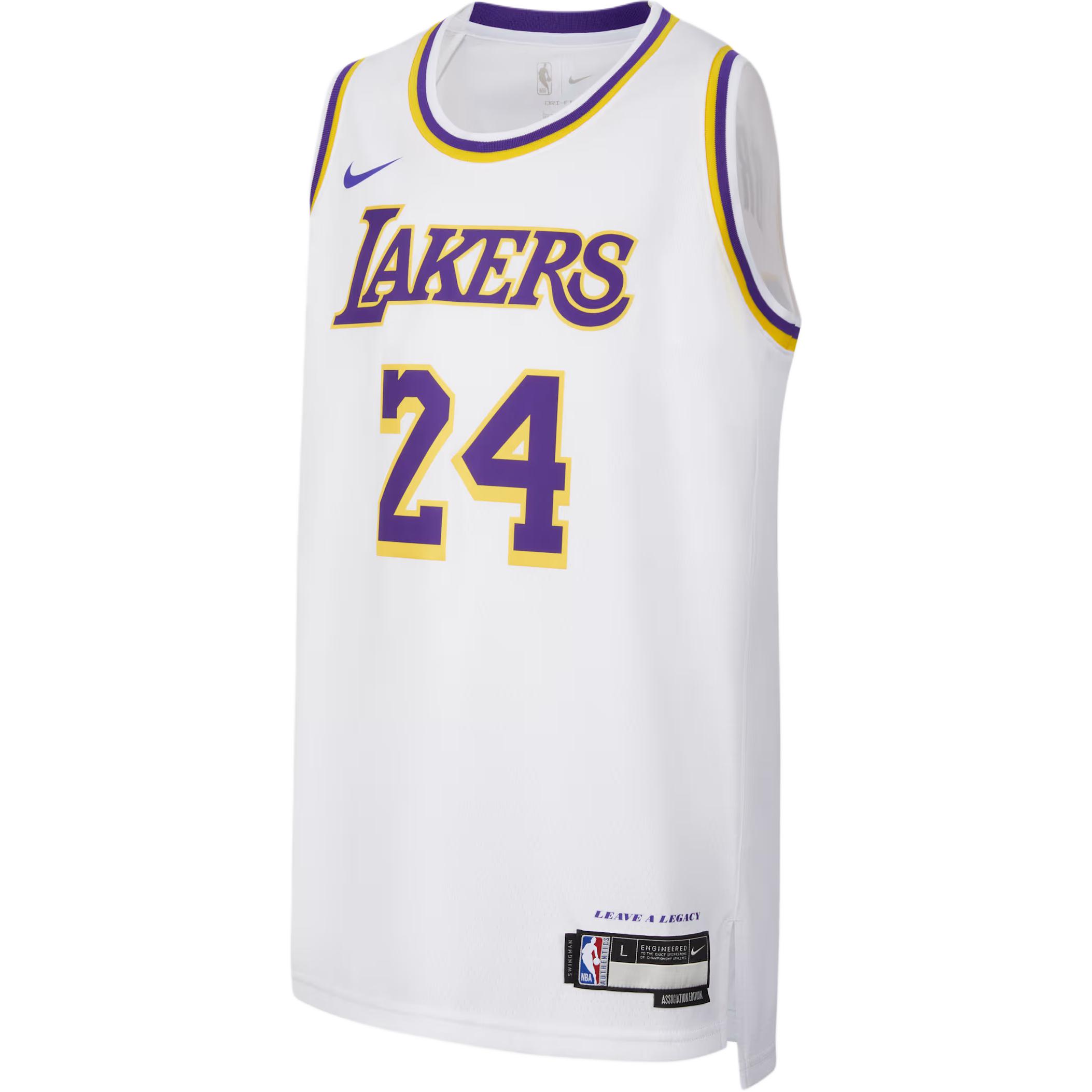 Топ Los Angeles Lakers для детей Nike, белый