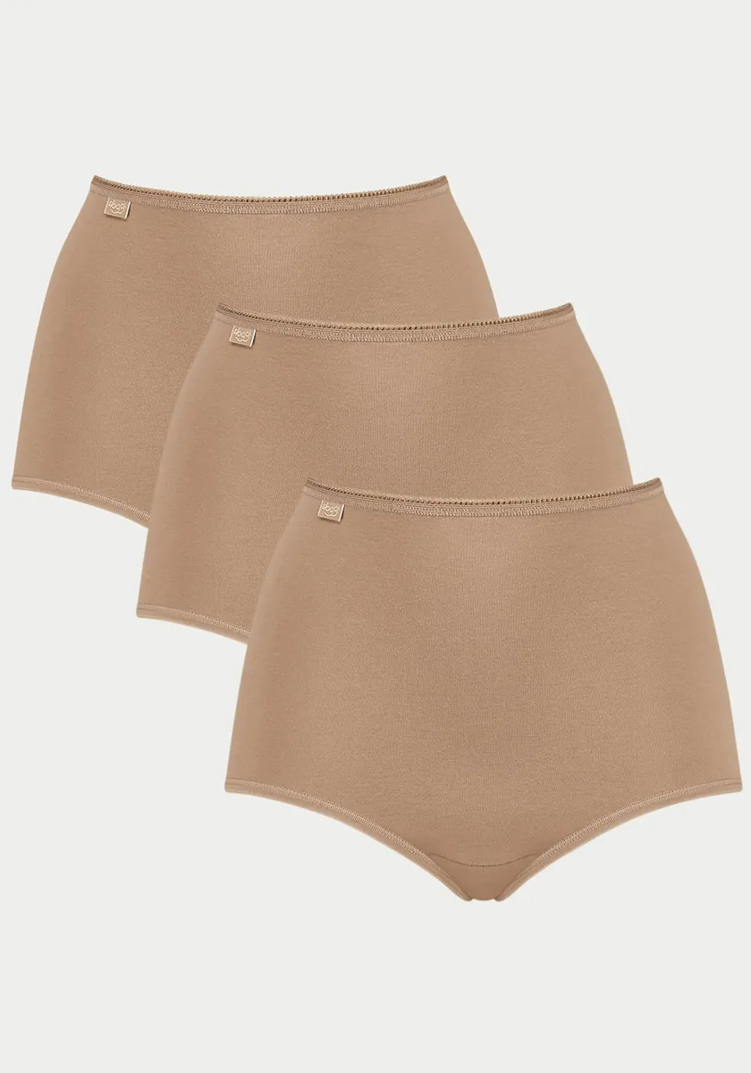 

Трусы-макси sloggi "24/7 Cotton Maxi C3P" (3 шт. в упаковке), удобные трусы-макси из мягкого хлопка, бежевый