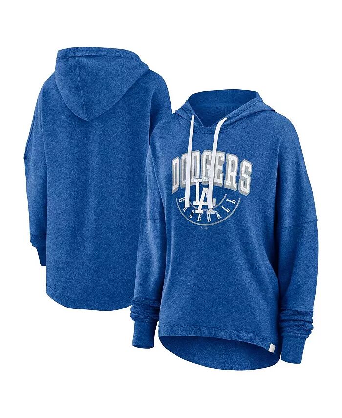 

Женская толстовка с капюшоном Heather Royal Distressed Los Angeles Dodgers Luxe Fanatics