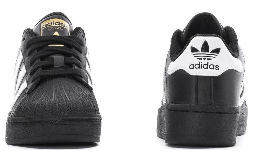 Детские кроссовки для скейтбординга adidas originals Superstar Series GS, Black/White — фото 3