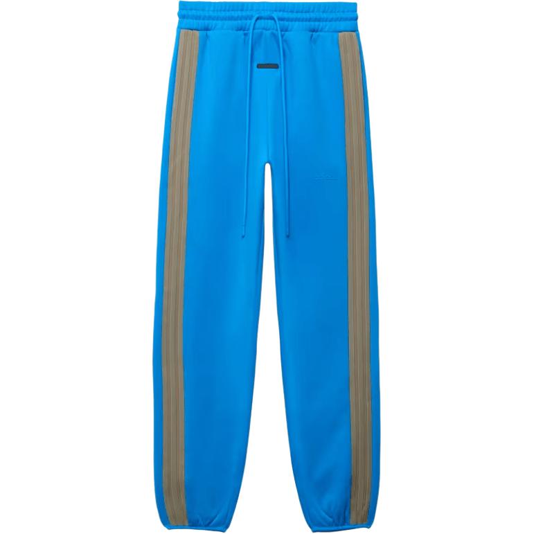 

Утепленные флисовые брюки в полоску Fear Of God Athletics, серо-голубой