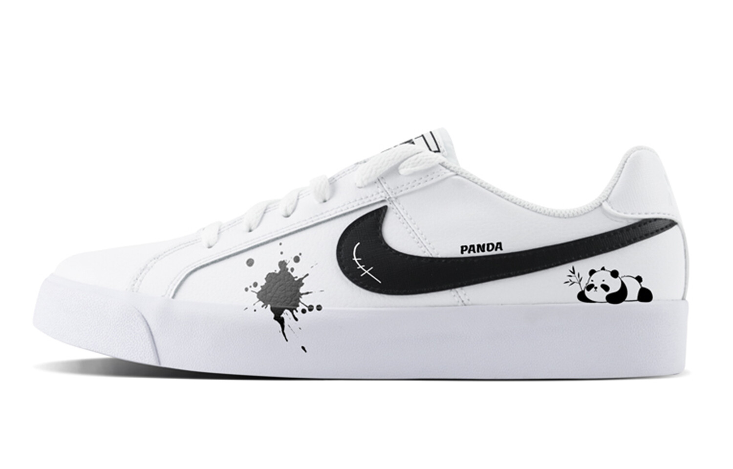 

Кроссовки Nike Court Royale Skateboarding Shoes Unisex Low-top White/black, черный