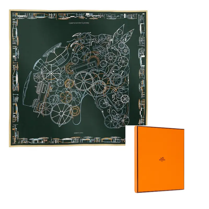 

HERMES Шёлковый шарф Multicolor, Multicolor