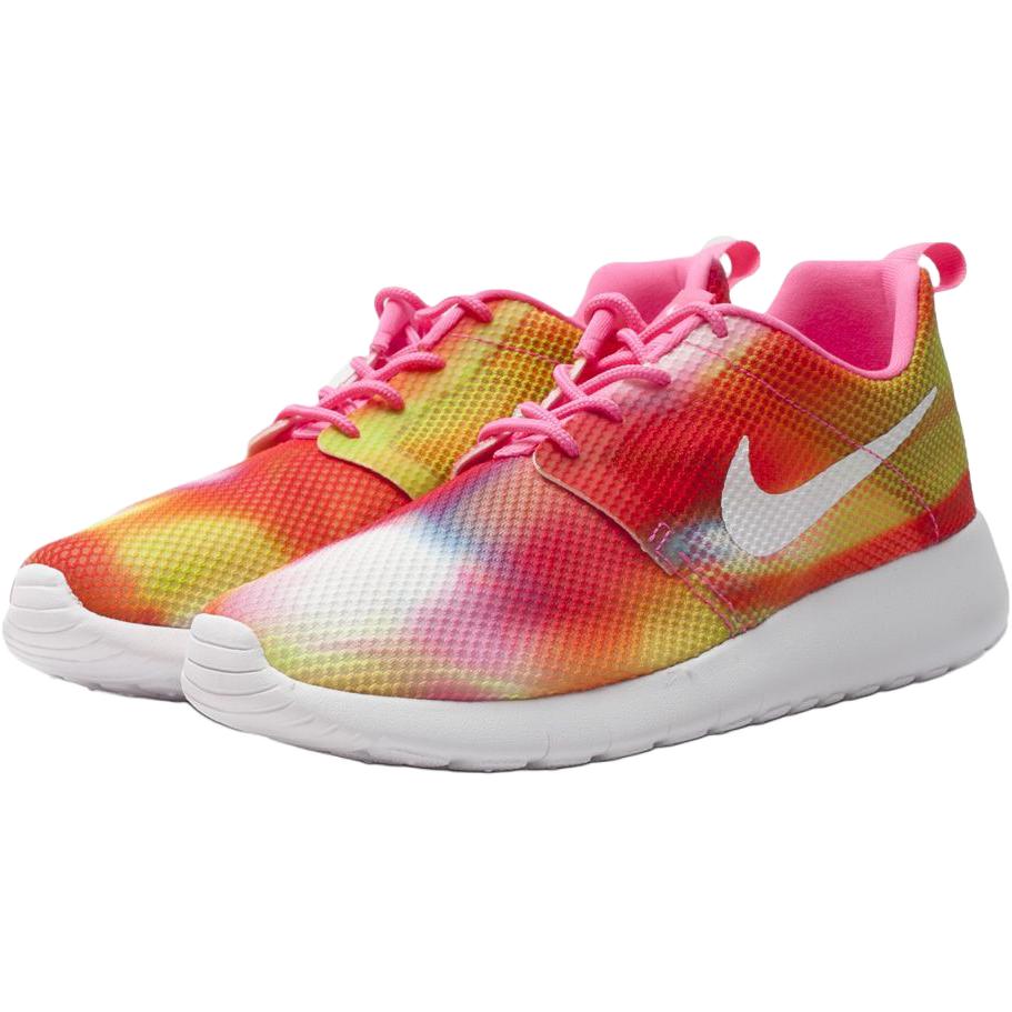 Nike Детские низкие кроссовки Roshe One для подростков, красные — фото 4