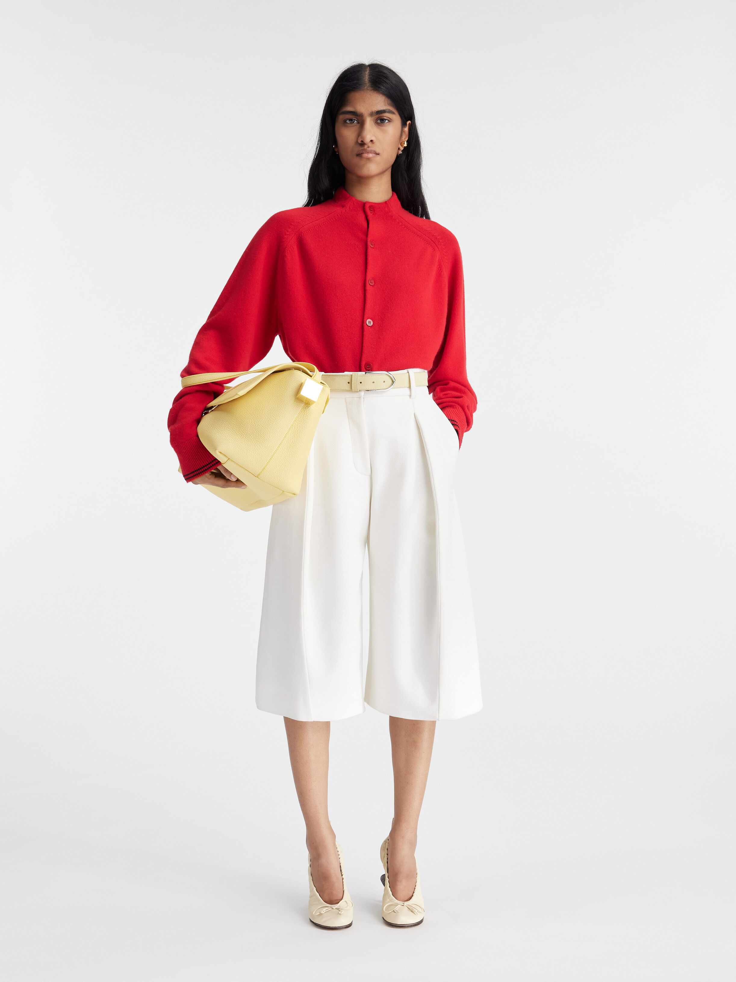

Кардиган с высоким воротом JACQUEMUS The Pitatto cardigan, красный
