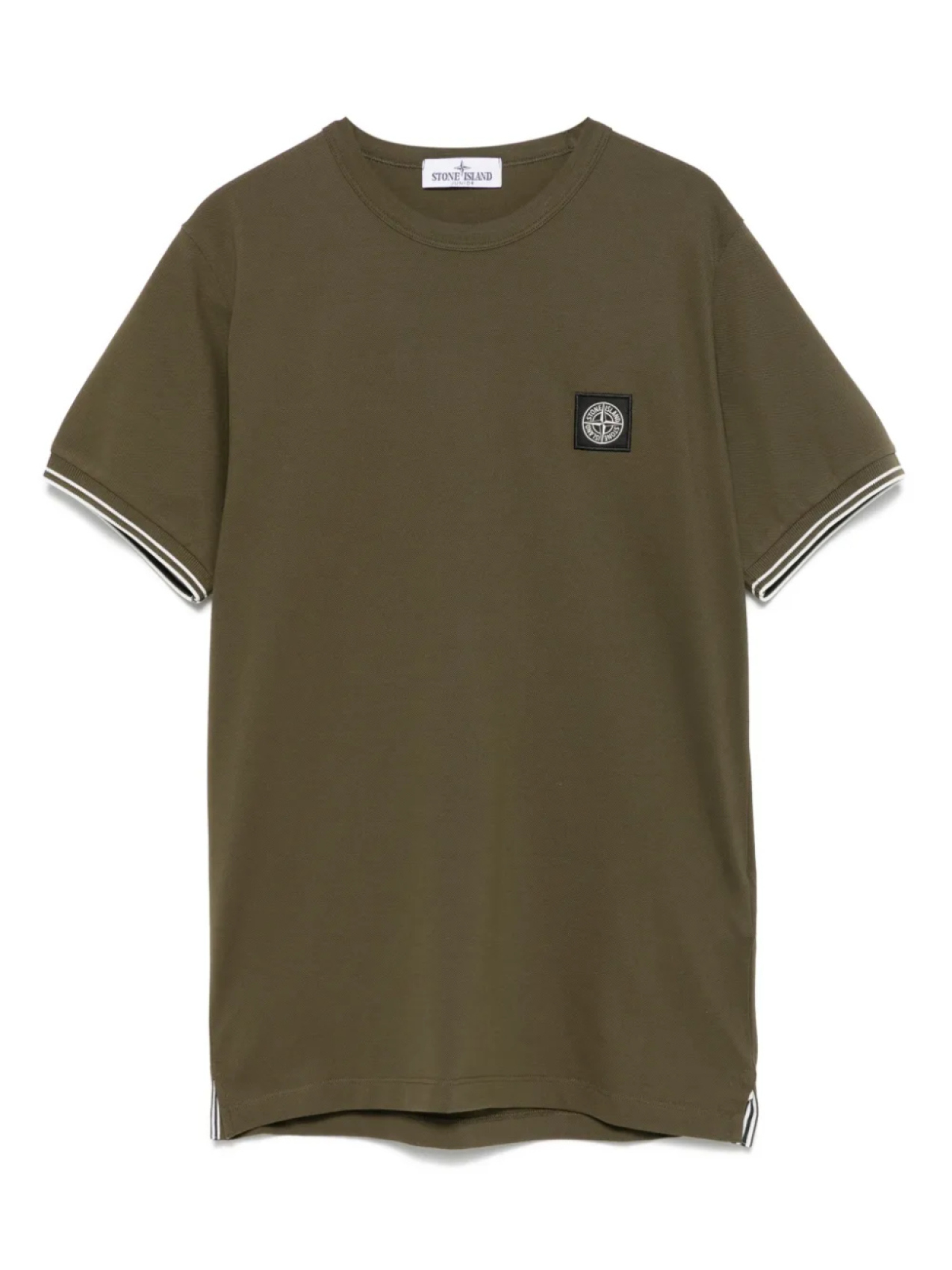 

Stone Island Junior футболка с нашивкой Compass, зеленый