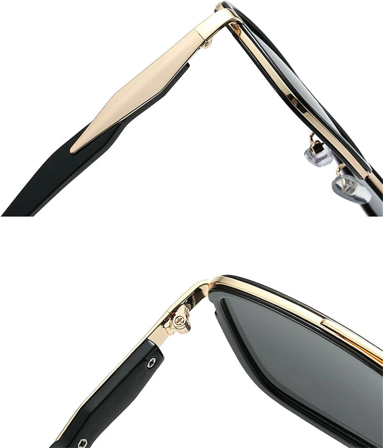 

Солнцезащитные очки Willochra в стиле ретро с металлической оправой, модель «пилот», для женщин и мужчин, классические, в стиле 70-х, с большой квадратной оправой, C6