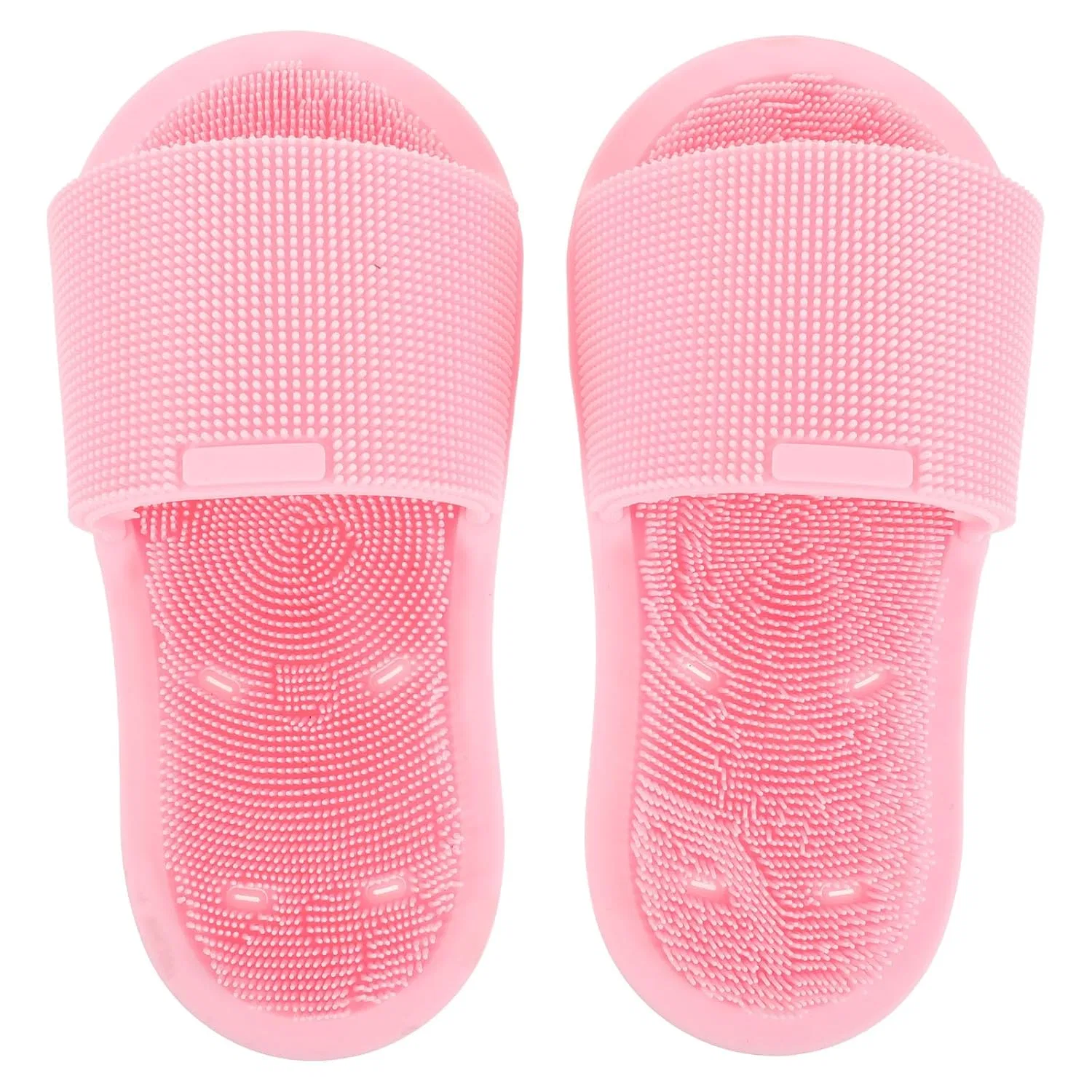 Силиконовые массажные тапочки для душа для ног Hapinary, Pink