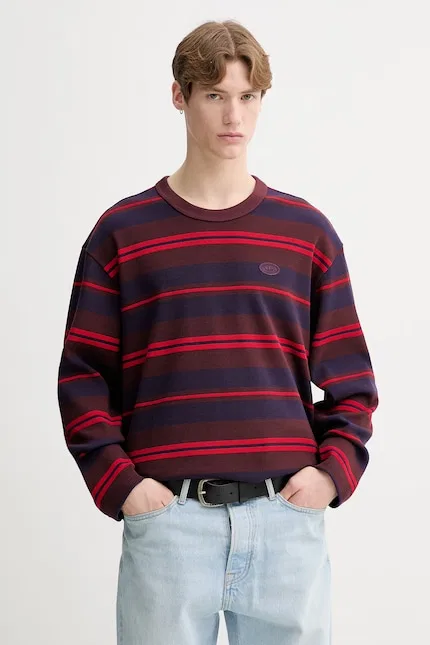 Лонгслив с узором Adidas Originals, красный