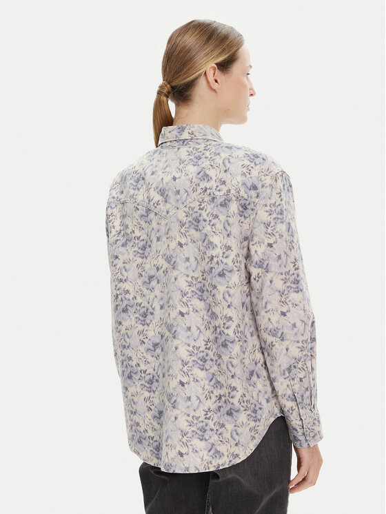 Свободная джинсовая рубашка Teodora Western A7244-0051 Levi'S, голубой — фото 3