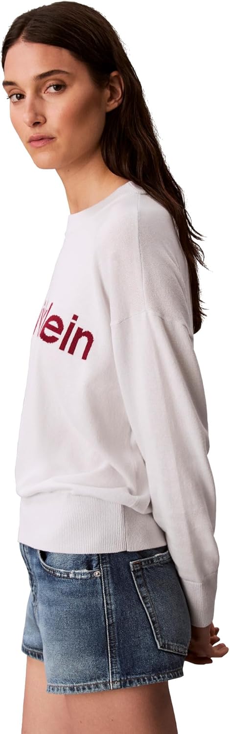 

Женский свитер с логотипом Calvin Klein, Silver Haze