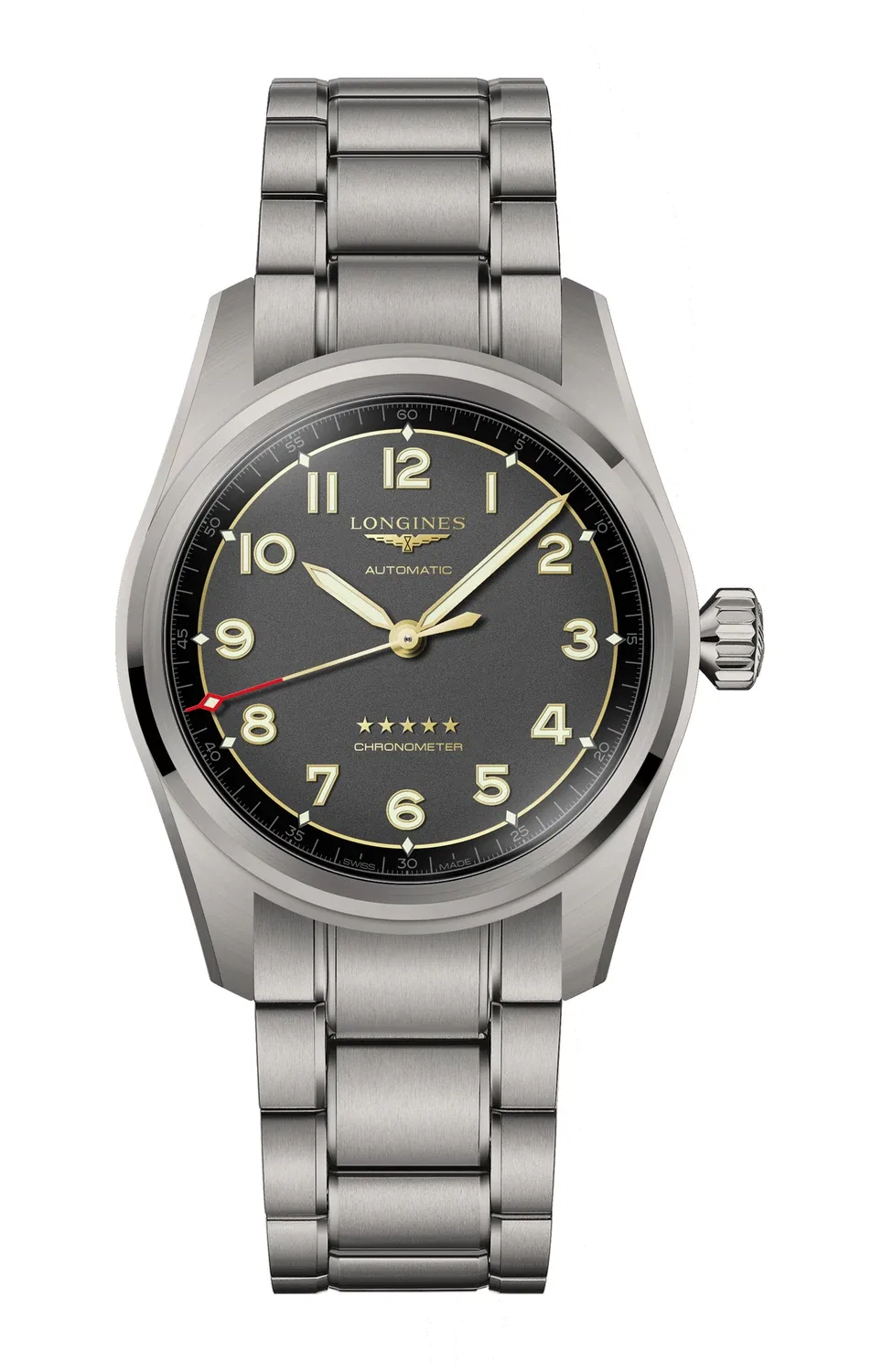 ЛОНЖИН СПИРИТ - L3.810.1.53.6 LONGINES, серебряный