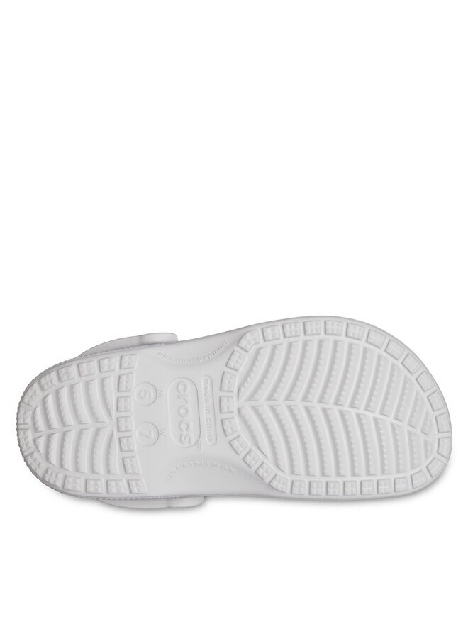 Шлепанцы Crocs Classic Glitter Clog, серебряный — фото 4