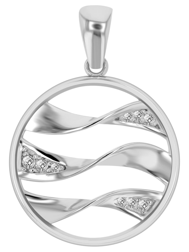 

Adeliás Женский кулон из золота 333 пробы с кубическим цирконием в серебре