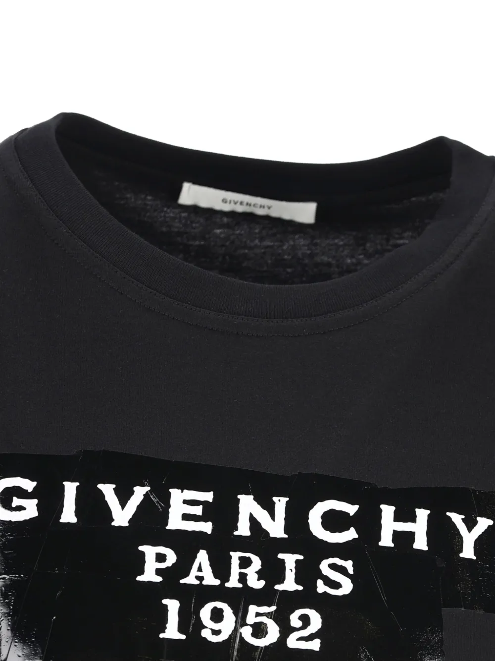 Хлопковая футболка с логотипом Givenchy, черный — фото 4