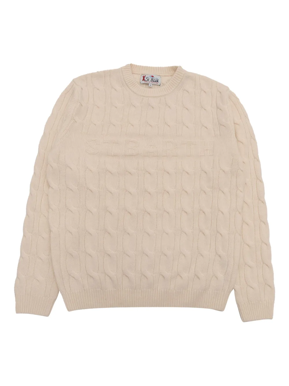 

Свитер Marcus фактурной вязки Mc2 Saint Barth Kids, нейтральный