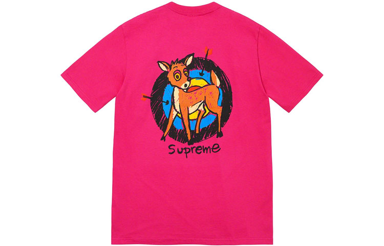 

Футболка Supreme с оленем, сосново-зеленая