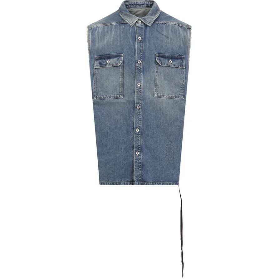 

Rick Owens DRKSHDW Голливудская куртка Томми Джамбо, Light Blue