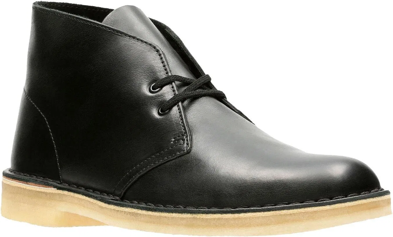 Мужские ботинки Clarks Desert Boots, черный/черный — фото 2