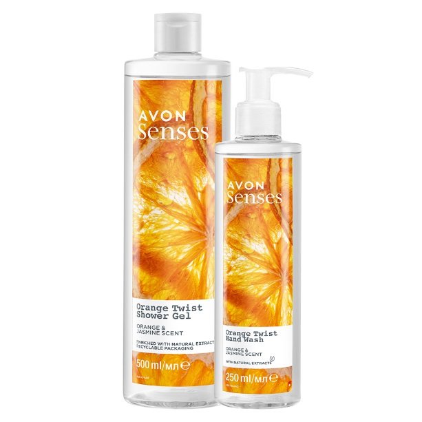 

Набор косметики Avon Senses Orange Twist [Гель 500 мл + Мыло]