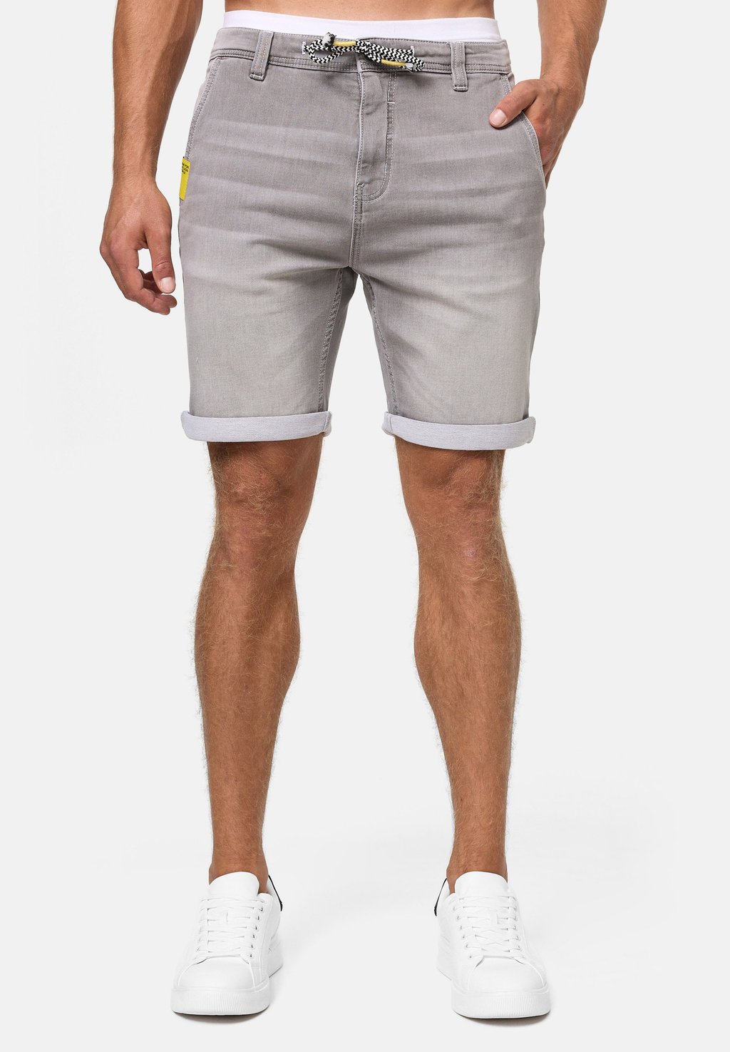 

Джинсовые шорты INDICODE JEANS, темно-серый