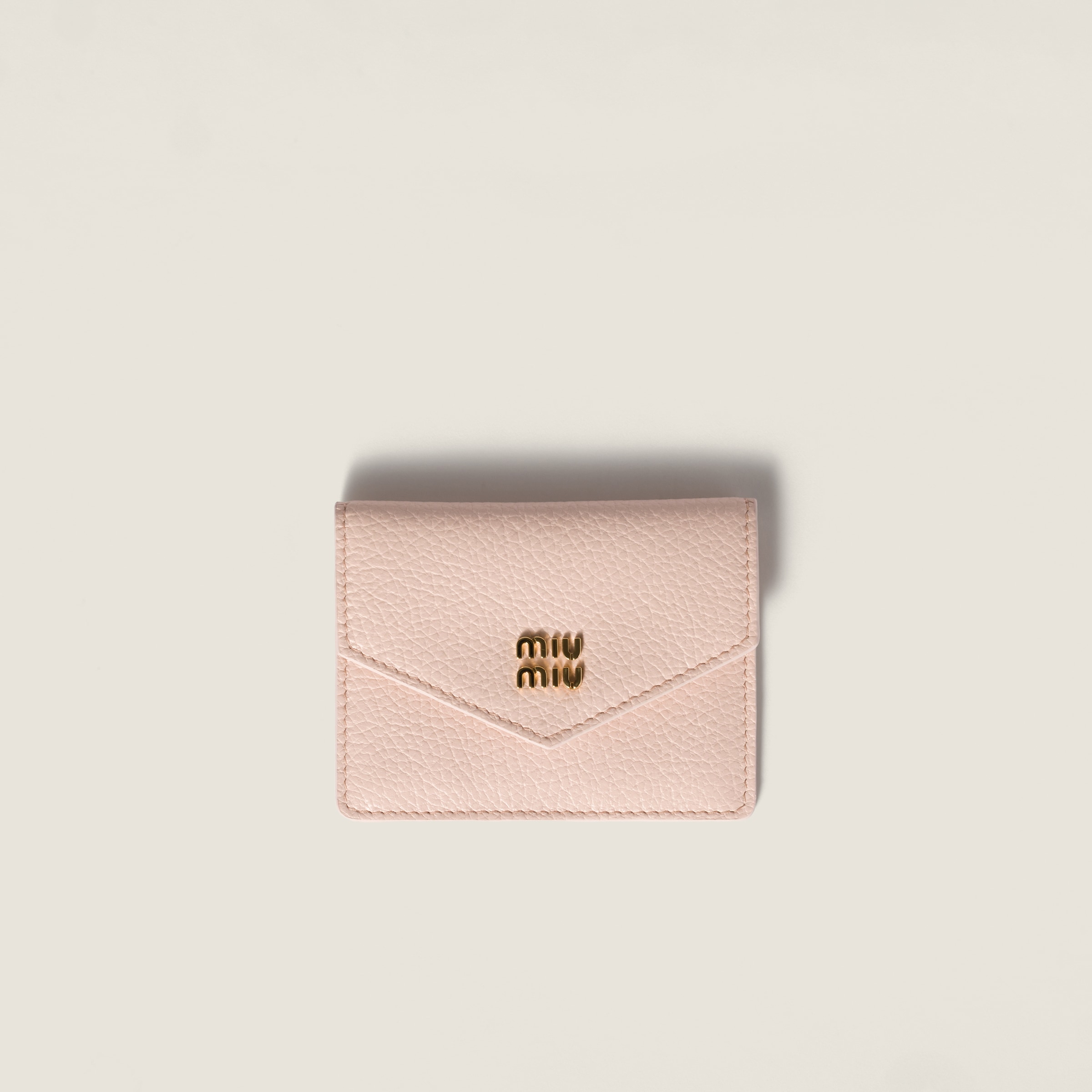 

Кожаный держатель для карт MIU MIU, драгоценность