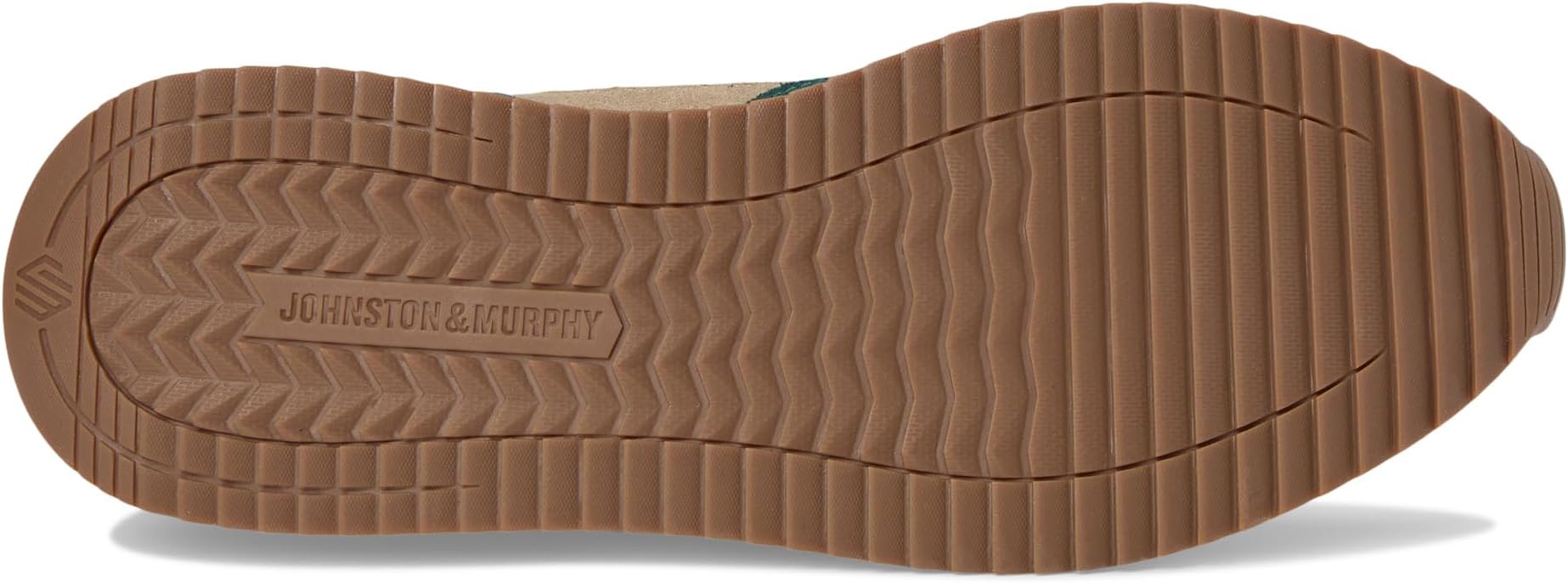 Кроссовки Johnston & Murphy Chase Perfed T-Toe, цвет Green/Beige/Navy Suede — фото 3