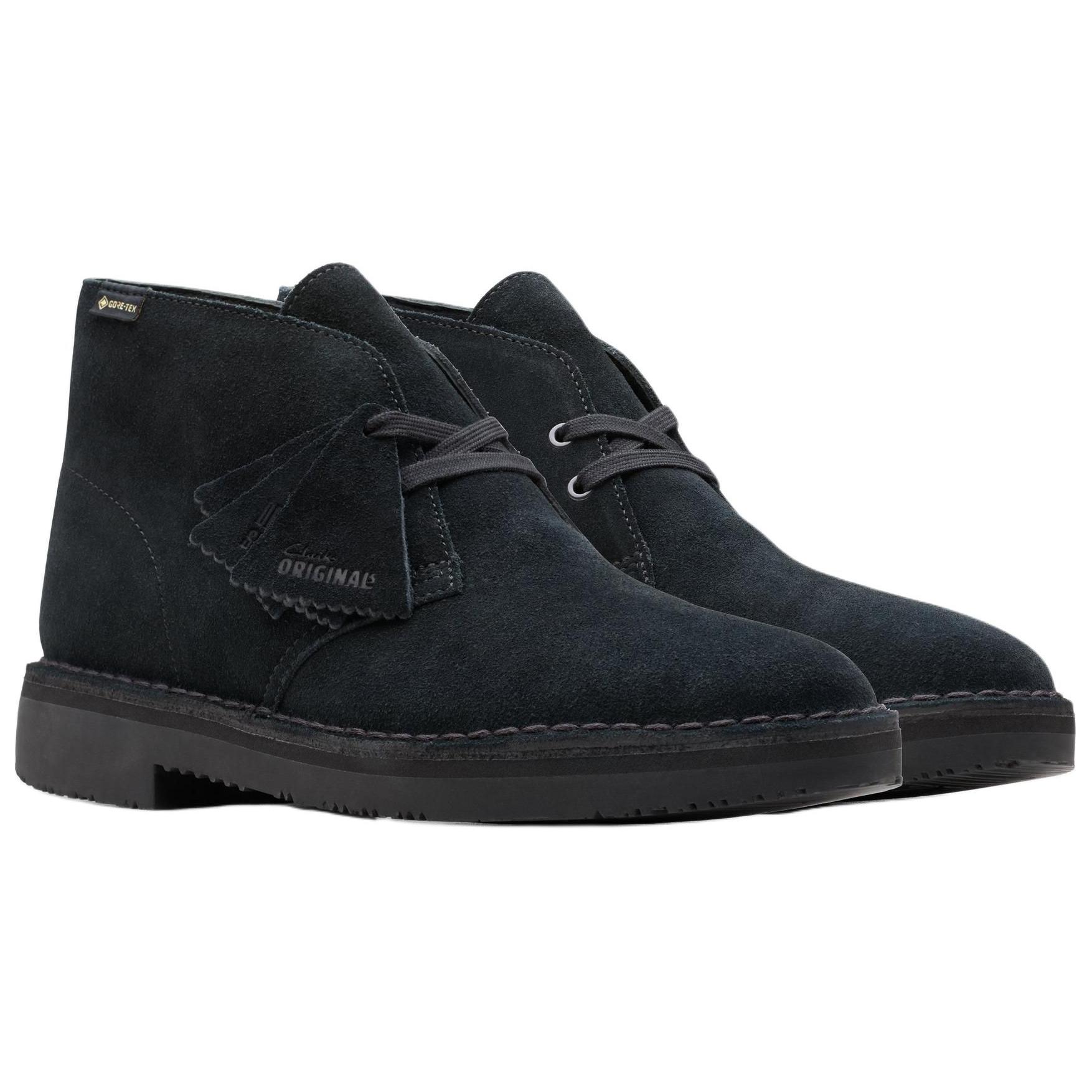 Clarks Ориджиналс черные мужские ботинки на щиколотку, цвет Black — фото 3