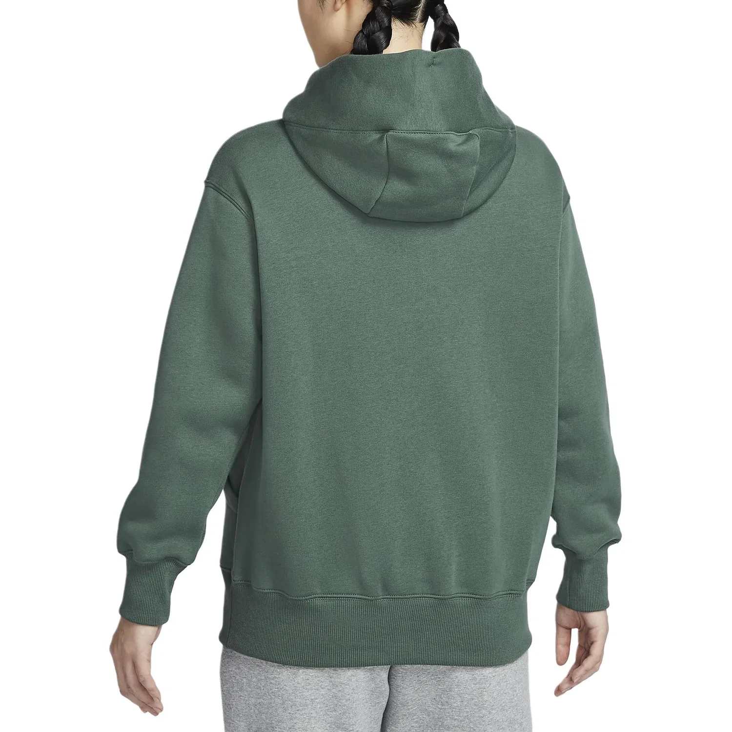 Толстовка женская Sportswear Phoenix Fleece Swoosh Vintage Green Nike — фото 4