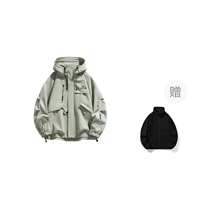 

Jeep Курка Black Knight Collection Herding Horses унисекс, Pea Green (Comes with Polar Fleece Liner)