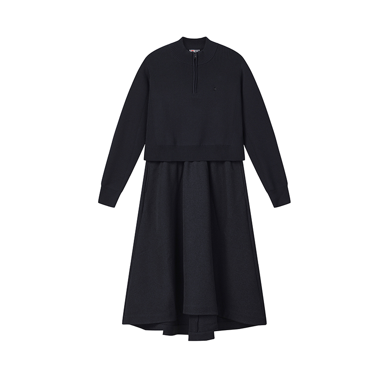 

Fila Белое платье с длинными рукавами, женское, цвет «Легендарный синий»