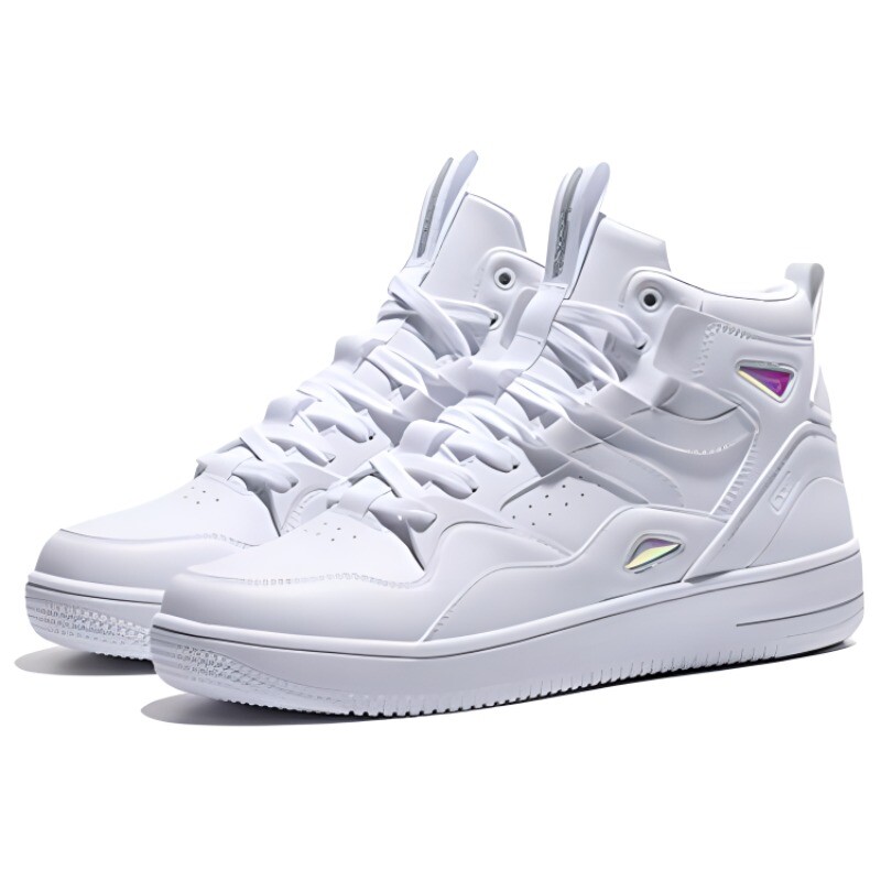 Кроссовки XTEP Skateboarding Shoes Men Mid-top White, белый — фото 3