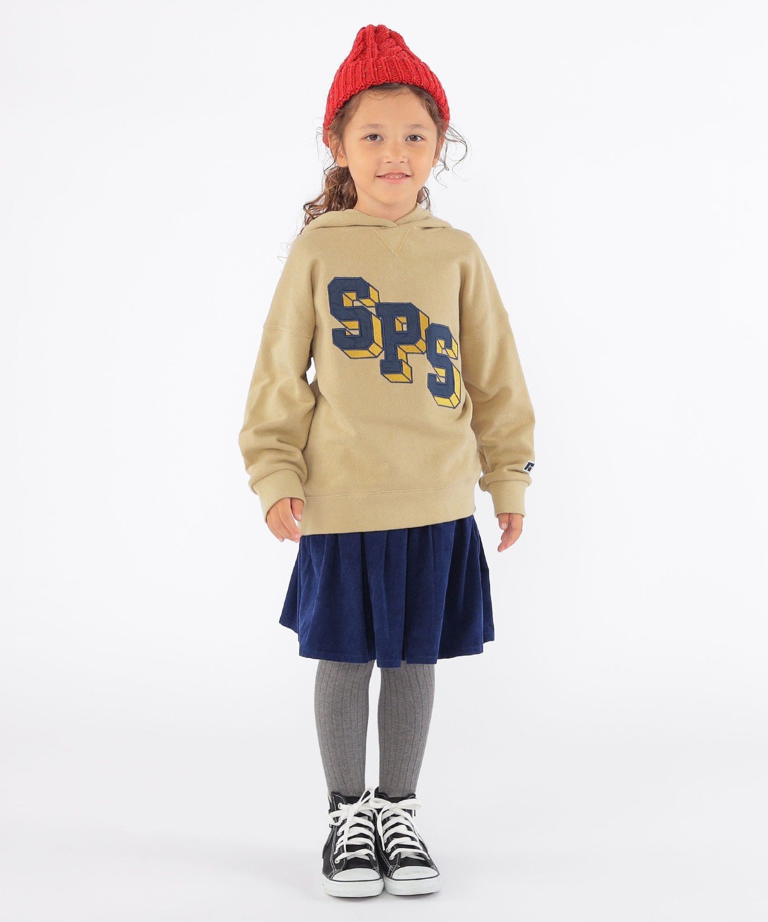 RUSSELL ATHLETIC: 100-130 см / Худи SHIPS KIDS, Beige — фото 4